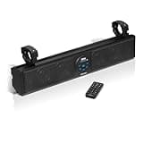 BOSS Audio Systems BRT26A ATV UTV Sound Bar - 26 Inch Wide, 4 Inch Speakers, 1 Inch Soft Dome Tweeters, Full Range, IPX5 Weatherproof, Bluetooth, Built-in Amplifier, Golf Cart Compatible