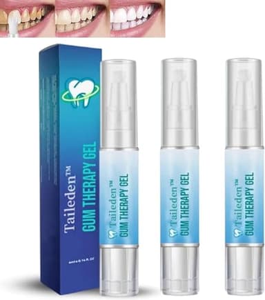 Taileden Gum Repair Therapy Gel, Taileden™ GumCareGel, Gum Shield Therapy Gel for Recessed Gums,Teeth Whitening Essence Pen Reduce Yellowing Oral Care
