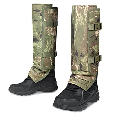 IceBlade Snake Gaiters, Waterproof Snake Bite Protection for Lower Legs, Adjustable Snake Guards for Men & Women, Durable Snake Proof Leggings for Hunting, Hiking, and Outdoor Work (Urban Camo)
