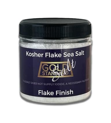 KOSHER CERTIFIED Flake Sea Salt - Flake Finish, Finishing Salt - 4oz