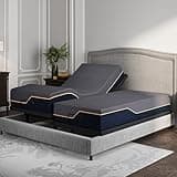 Dyonery Split King Adjustable Bed Frame with Mattress, 14 Inch Hybrid Copper-Gel AeroFusion Memory Foam, Head & Foot Incline, 750lbs Lift Capacity, Powerful Quiet Motor, 5 Minutes Tools-Free Assembly