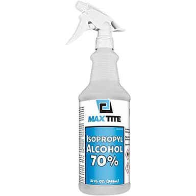 MaxTite 70% Isopropyl Alcohol (32 fl oz) - Includes Heavy-Duty Spray Nozzle - Made in USA
