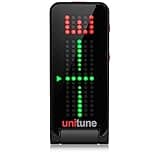 TC Electronic UNITUNE CLIP NOIR Headline Black Clip-On Tuner with Strobe and Chromatic Modes and 108 LED Matrix Display for Uncompromised Tuning Quality