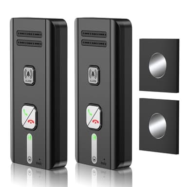 Intercoms Wireless for Home, 2 Way Audio Hands-Free Wireless Intercom System, 1600ft Long Range, 3 Ringtones 5 Volume Levels (Black)