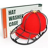 XQXA 1-Pack Hat Washer Cage, Upgradedd Baseball Caps Washer for Dishwasher/Washing Machine, Hat Cleaner Protector Fit for Adult and Kids Hats, Black
