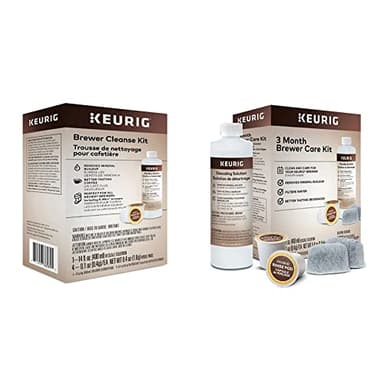 Keurig Brewer Cleaning and Maintenance Kit with Descaling Solution, Rinse Pods, and Water Filters | Compatible with Keurig Classic/1.0 & 2.0 K-Cup Pod Coffee Makers