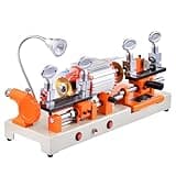 Key Cutting Machine Duplicator, Double Head Key Cutting Machine, Horizontal Multifunctional Key Duplicator, Double Cutter Accurate Manual Key Machine Key Duplicating Machine