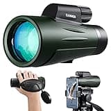 Monocular Telescope, Spotting Scope, 12x50 HD Monocular with SMC Lens and BAK4 Prism, IPX7 Fog & Waterproof, High Power Monocular with Handheld Strap, Phone Adapter for Bird Watching Hunting Camping