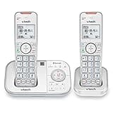 VTech VS112-27 2 Handset Cordless Phone with Answering Machine, Call Blocking, Caller ID, Intercom and Connect to Cell