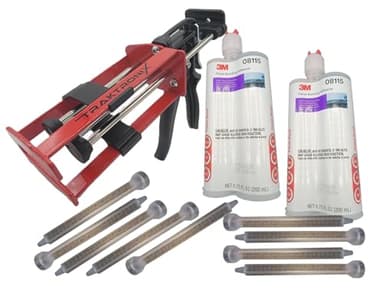 Traktronix 3M Panel Bonding Adhesive 08115 with Manual Applicator Gun 08571 (Gun + 2-08115)