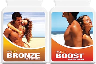 MyTan Ultimate Tanning Pack | Bronze & Boost Tanning Pills | Worldclass Sun Tan Pills | Tan Faster, Darker, Longer