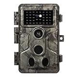 GardePro A3 Trail Camera 48MP 1296p H.264 HD Video Clear 100ft No Glow Infrared Night Vision 0.1s Trigger Speed Motion Activated Waterproof Cam for Wildlife Deer Game Trail