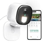 winees Security Cameras Outdoor, Wired 2K Wi-Fi Cameras for Home Security, 2.4G Indoor Camera, Human/Pet AI Detection, Color Night Vision, 2-Way Audio, Support Cloud/128G SD Card Storage