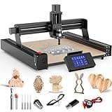 Twotrees CNC Router Machine, 3-Axis All-Metal CNC Machine TTC450 Working Area 18.1 x 18.1 x 3.1inch for Engraving Cutting MDF, Acrylic, Solid Wood, Nylon, PCB, Carbon Fiberboard