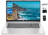 HP 17 Business Laptop 2024 Flagship, 17.3" FHD IPS Display, 6-Core Intel i3-1215U (Upto 4.4 GHz), 16GB RAM, 1TB SSD, UHD Graphics, Wi-Fi, Privacy Camera, Long Battery, Windows 11 Pro +MarxsolAccessory