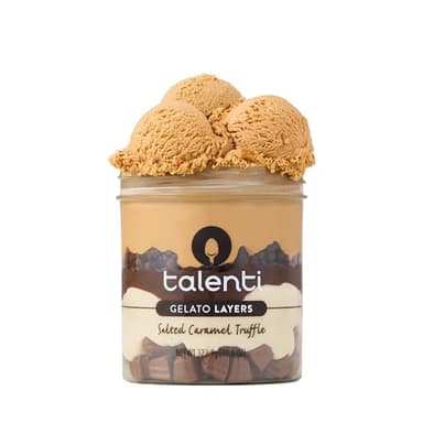 Talenti Gelato Layers For a Delicious Frozen Dessert Salted Caramel Truffle Made With Non-GMO Ingredients 323.1 g
