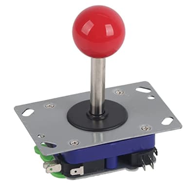 Joystick - 2/4/8 Way Classic Game Joystick with Adjustable Ball and Long Handle for Competition Style Gaming