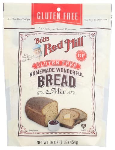 Bob's Red Mill Gluten Free Homemade Wonderful Bread Mix, 16oz (Pack of 1) - Gluten Free, Kosher