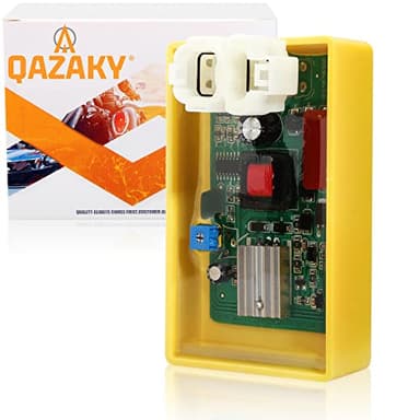QAZAKY Adjustable High Performance Racing 6 Pin DC CDI Box GY6 50cc - 90cc 110cc 125cc 150cc 200cc 250cc Scooter ATV Go Kart Moped Quad Dune Buggy Pit Dirt Bike Kymco Agility People Sento 50 125 150