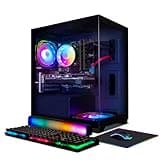 STGAubron Gaming PC Desktop, Radeon RX 580 16G GDDR5, Intel Core i7 up to 3.9G, 16G RAM, 512G SSD, 600M WiFi, BT 5.0, RGB Fan x2, RGB BT Sound Bar, Windows 10 Home