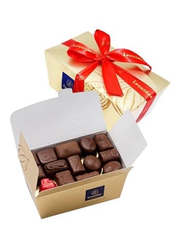 Leonidas Belgian Chocolates | All Milk Chocolates in a Beautiful Gift Ballotin Box | Imported Fine Chocolate from Belgium (1 x 32pc, 500g, 1.1lbs)