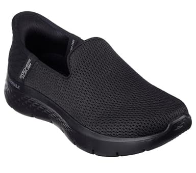 Skechers Women's Hands Free Slip-Ins Go Walk Flex-Relish Sneaker, Black, 9 US