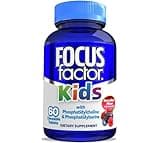 Focus Factor Kids Complete Daily Chewable Vitamins: Multivitamin & Neuro Nutrient (Brain Function) w/Vitamin B12, C, D3-60 Count