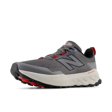 New Balance Men's Fresh Foam X Garoé V2 Trail Running Shoe, Castlerock/True Red/Slate Grey, 10 M