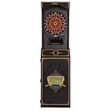 Arachnid Cricket Pro 650 Standing Electronic Dartboard with 24 Games, 132 Variations, and 6 Soft-Tip Darts Included, Brown,E650FS-BK3