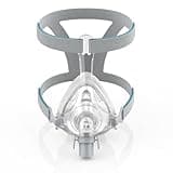 TMS Comfort Series Nasal CPAP Mask Full Face - Reusable CPAP Supplies - Covers Nose and Mouth - Includes Headgear, Frame, Elbows and Full Face Mask Cushion