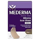 Mederma Medical Grade Silicone Scar Sheets; Improves The Appearance of Old and New Scars; for Injury, Burn and Surgery Scars, 4 Count