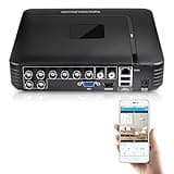 1080P 8CH Surveillance DVR Recorder H.265+ Standalone 4-in-1 CCTV Digital Video Recorder DVR for Security Camera Home Surveillance System, Mobile APP & PC Remote (No Hard Drive)