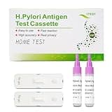 Helicobacter Pylori Stool Test Kits, H. Pylori，h. Pylori Stool (Antigen) 10-15 Minutes of Quick Home Testing, The Result is Highly Accurate, Easy to Read and use,2 Test