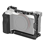 SmallRig Full Cage with Silicone Side Handle for Sony A7C, Comes with Locating Holes for ARRI, Quick Release Plate for Arca and Cold Shoe Mount - 3212B