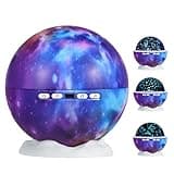 Night Light for Kids, Star Projector Night Light Lamp for Kids Bedroom Decor 18 Light Modes Rotating Star Sky Projector Light Rechargeable,Birthday Christmas Fun Gifts for 1-6-14 Year Old Girls Boys
