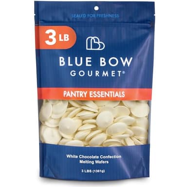 White Chocolate Melting Wafers – 3 lbs of Premium Coating Chocolate - Smooth Melting Chocolate Wafers for Dipping Chocolate, Fondue Chocolate, Baking & Candy Making for Pretzels, Cookies & Desserts