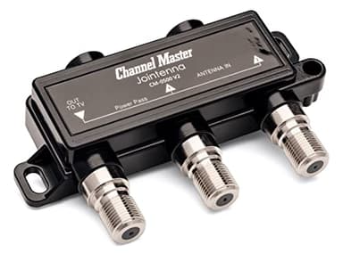 Channel Master JOINtenna - Combines Signals from 2 Digital HDTV Antennas, Two Inputs & One Output, Power Passing for Preamplifiers and Boosters, Built-in LTE Filter, Low-Loss Design, Indoor/Outdoor