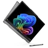 Leno​v​o IdeaPad 5 5X 2-in-1 Touchscreen Laptop, 14" WUXGA, 8-Core Snapdragon X Plus, 16GB RAM, 512GB PCIe NVMe M.2 SSD, Fingerprint Reader, FHD Cam, WiFi 7, Windows 11 Home Copilot, Digital Pen, Grey