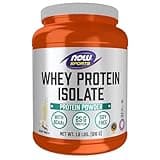 NOW Foods Sports Nutrition, Whey Protein Isolate, 25 G With BCAAs, Creamy Vanilla Powder, 1.8-Pound