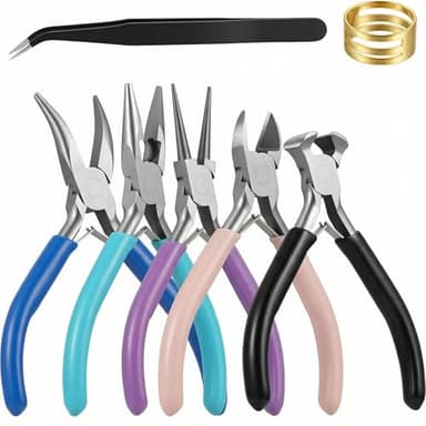 5 Piece Jewelry Pliers Set, Jewelry Making Tools for Jewelry
