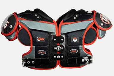 TAG Adult ALT4-965 Football Shoulder Pads for Offensive Lineman, Defensive Lineman (2X-Large)
