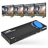 OREI HDMI Splitter 1 in 4 Out – 4K@30Hz HDMI 2.0 Splitter with HDCP 1.4, EDID Management, and LPCM/Dolby/DTS Audio Support–Compact Plug & Play Design