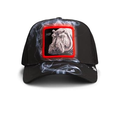 Goorin Bros. Neon Noir Collection Trucker Hat for Men and Women, Black (Deep Cover), One Size