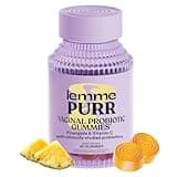 Lemme Purr Vaginal Probiotic Gummies for Women - Balanced pH, Healthy Odor, Yeast Balance & Flora Support + Vitamin C for Immune Health - Tasty Pineapple (60 Count)