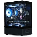 ViprTech Reaper 3.0 Liquid-Cooled PC - AMD Ryzen 7 7700 (5.3Ghz Turbo), RTX 4070 Super 12GB, 32GB DDR5 6400, 2TB NVMe SSD, 800W Gold, VR-Ready, WiFi BT, Win 11, Gaming Desktop Computer Black