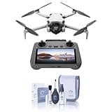 DJI Mini 4 Pro (DJI RC 2), Folding Mini-Drone with 4K HDR Video Camera for Adults, Under 0.549 lbs/249 g, 34 Mins Flight Time, 20 km Max Video Transmission Distance, Omnidirectional Vision Sensing