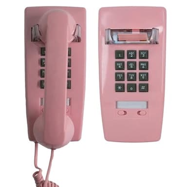 GHYTMTHOT Wall Phone, Wall Phones for landline Wall Mount, Used for Hotel School and Home.