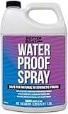 Fabric Waterproof Spray, 1 Gallon Heavy Duty Protector and Repellent for Outdoor Marine Canvas, Boat Tops, Vinyl Seats, Tents, Clothing, Boots, Jackets, and Clothes