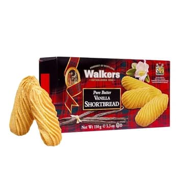 Walkers Shortbread Vanilla 5.3 OZ (Pack of 12) 12