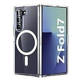 for Samsung Galaxy Z Fold 7 Case Clear,Magnetic Samsung Fold 7 Phone Case Slim Compatible with Magsafe, Anti-Yellow Shockproof Transparent TPU Cover for Z Fold 7 5G 2025